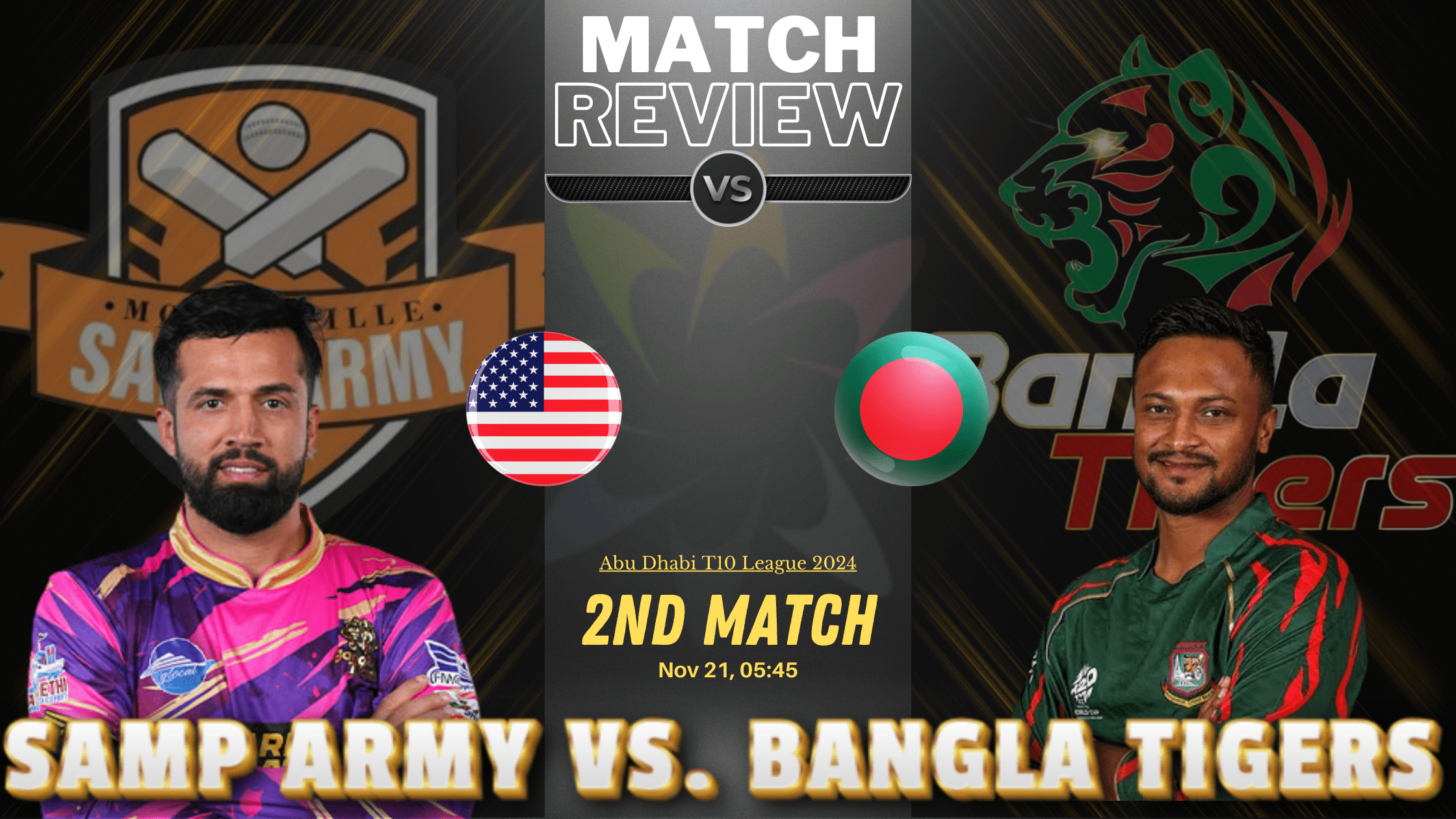 Bangla Tigers vs. Morrisville Samp Army