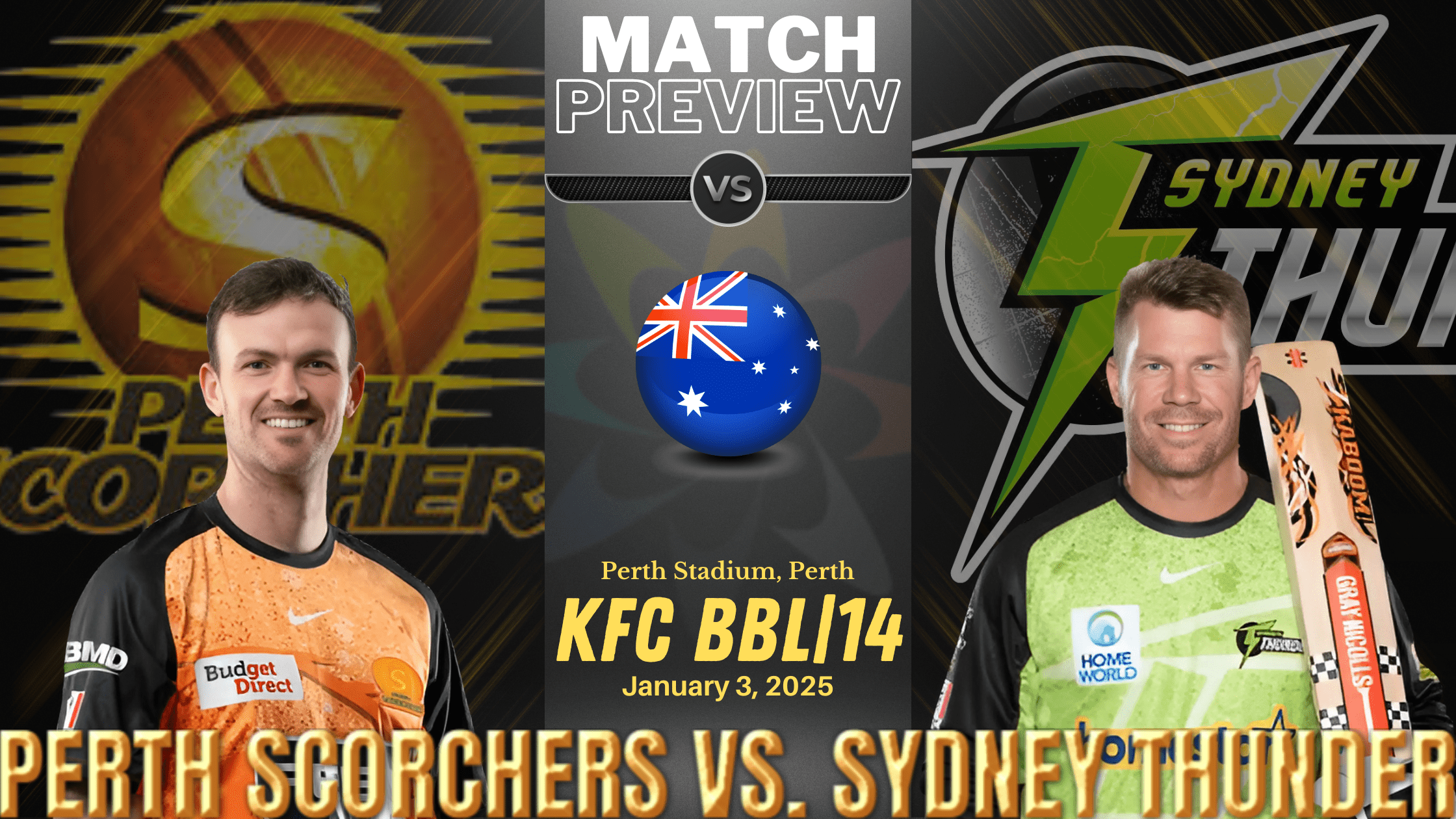 Perth Scorchers vs Sydney Thunder