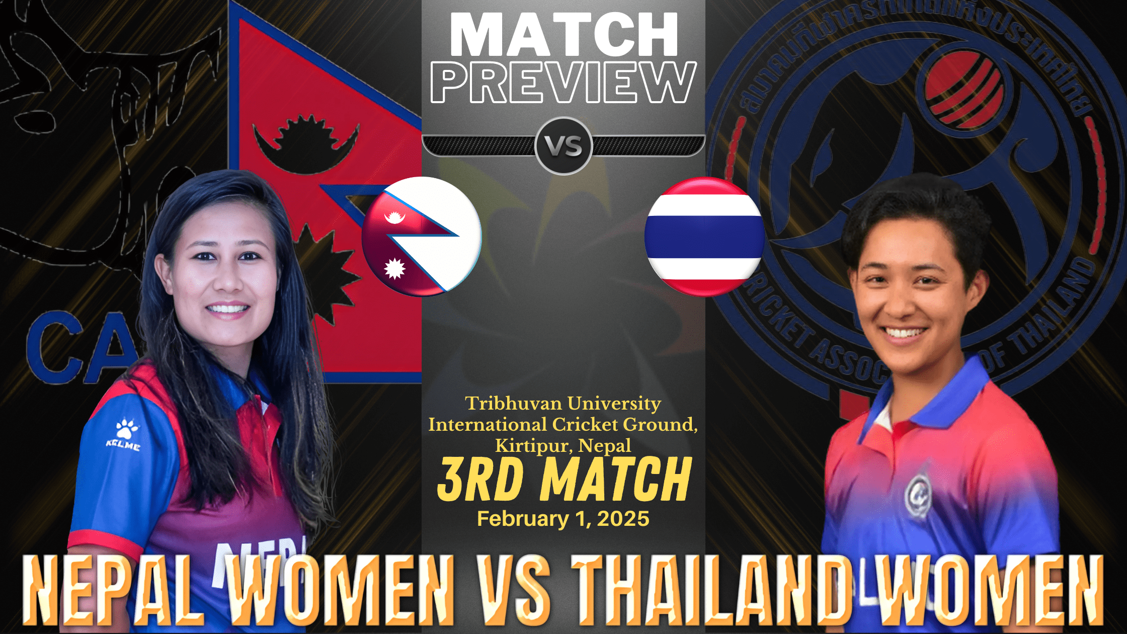 Nepal Women vs Thailand Women